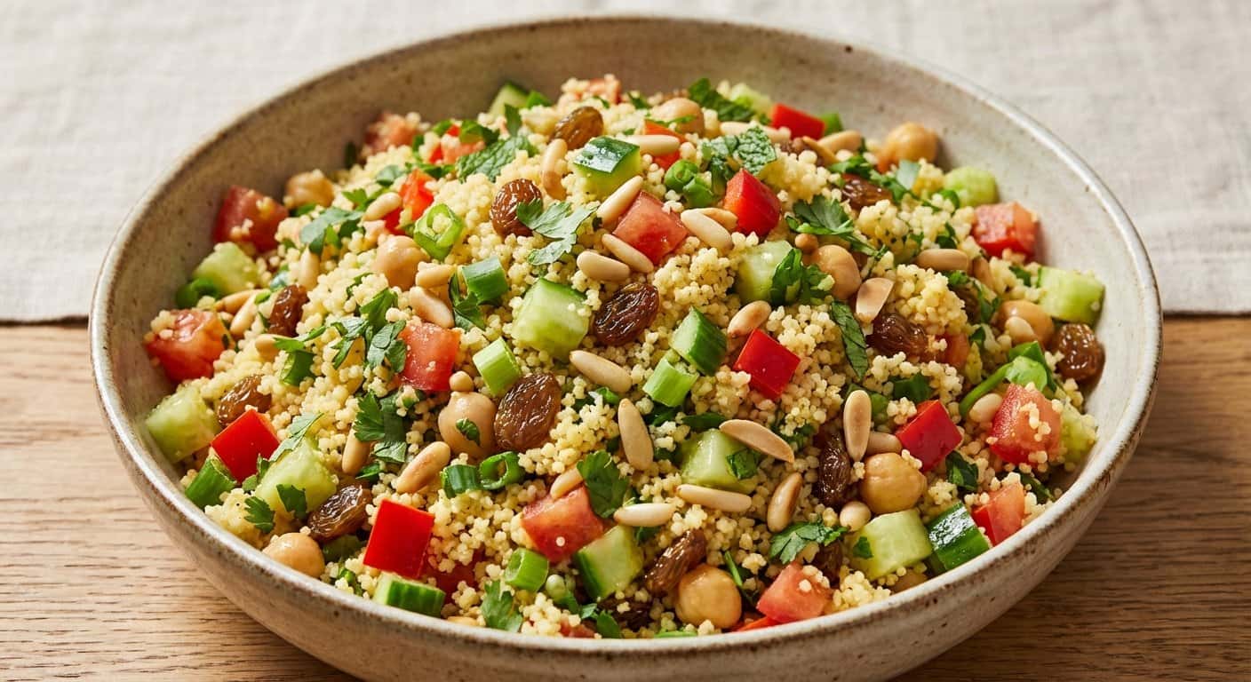 Ensalada de Cous Cous Marroquí