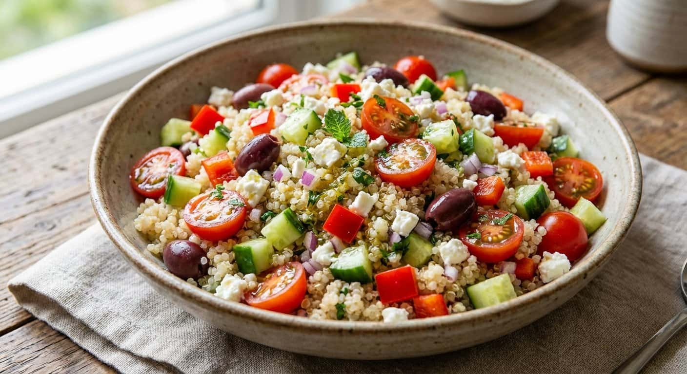Ensalada de Quinoa Mediterránea