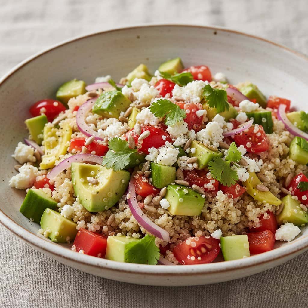 Ensalada de Quinoa y Aguacate