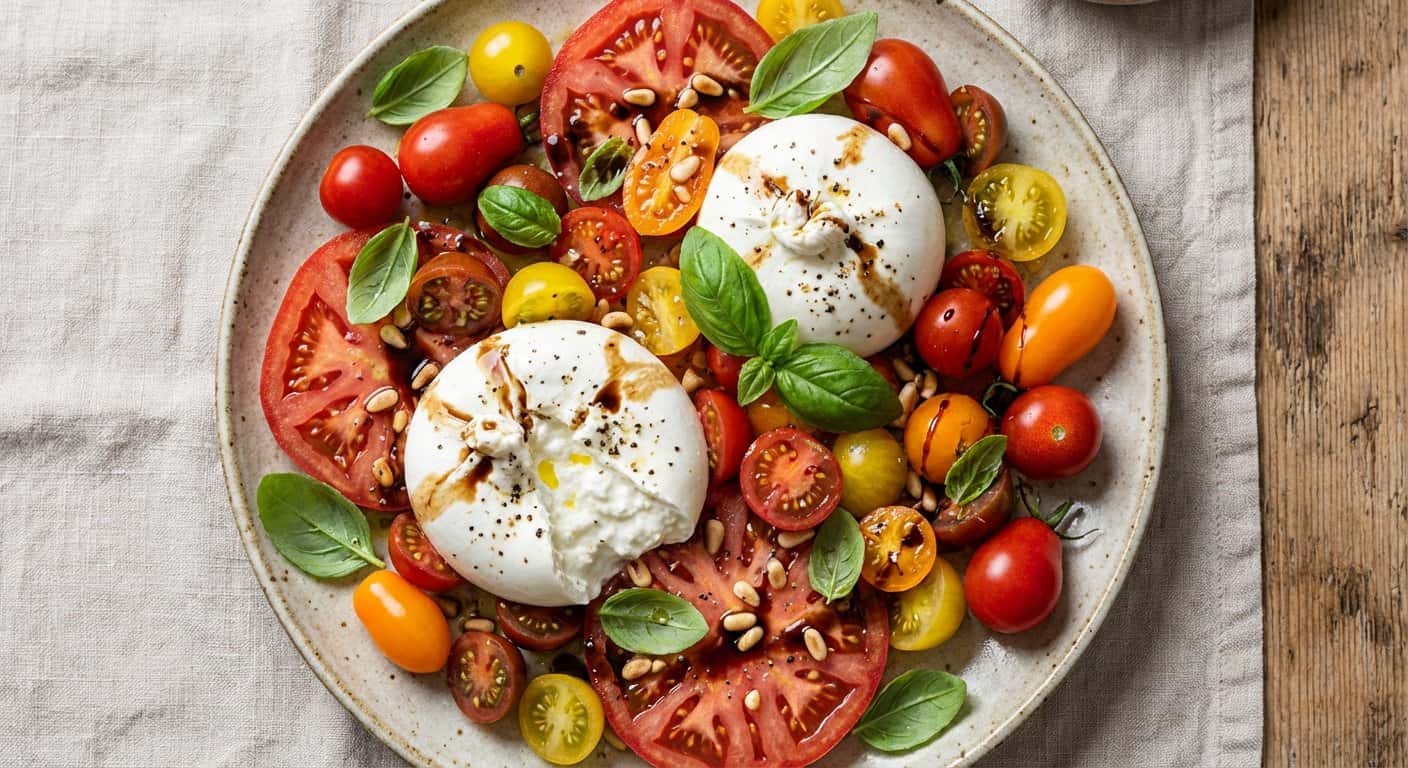 Ensalada de Tomate y Burrata