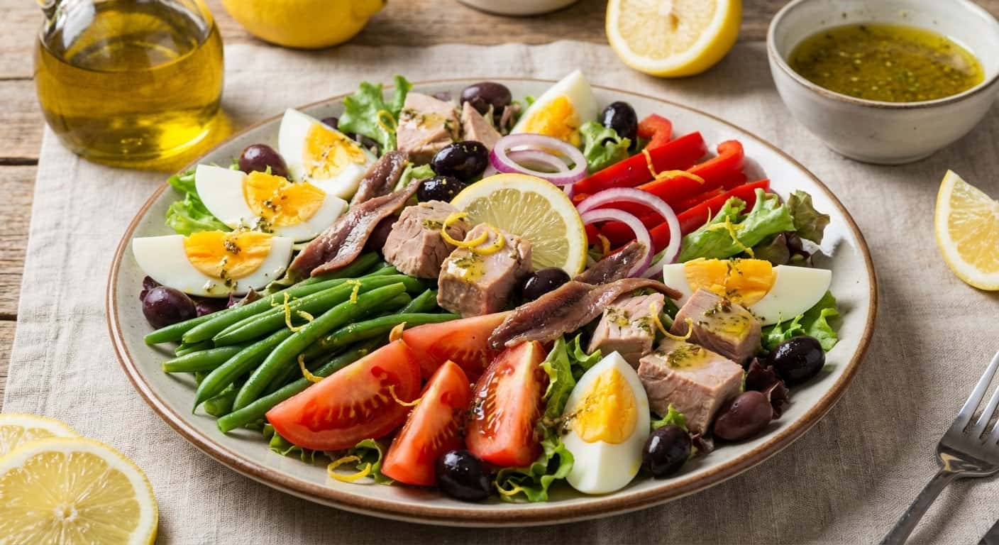 Ensalada Niçoise Provenzal con Limón