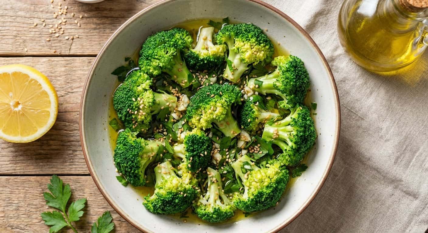 Ensalada Rápida de Brócoli y Perejil