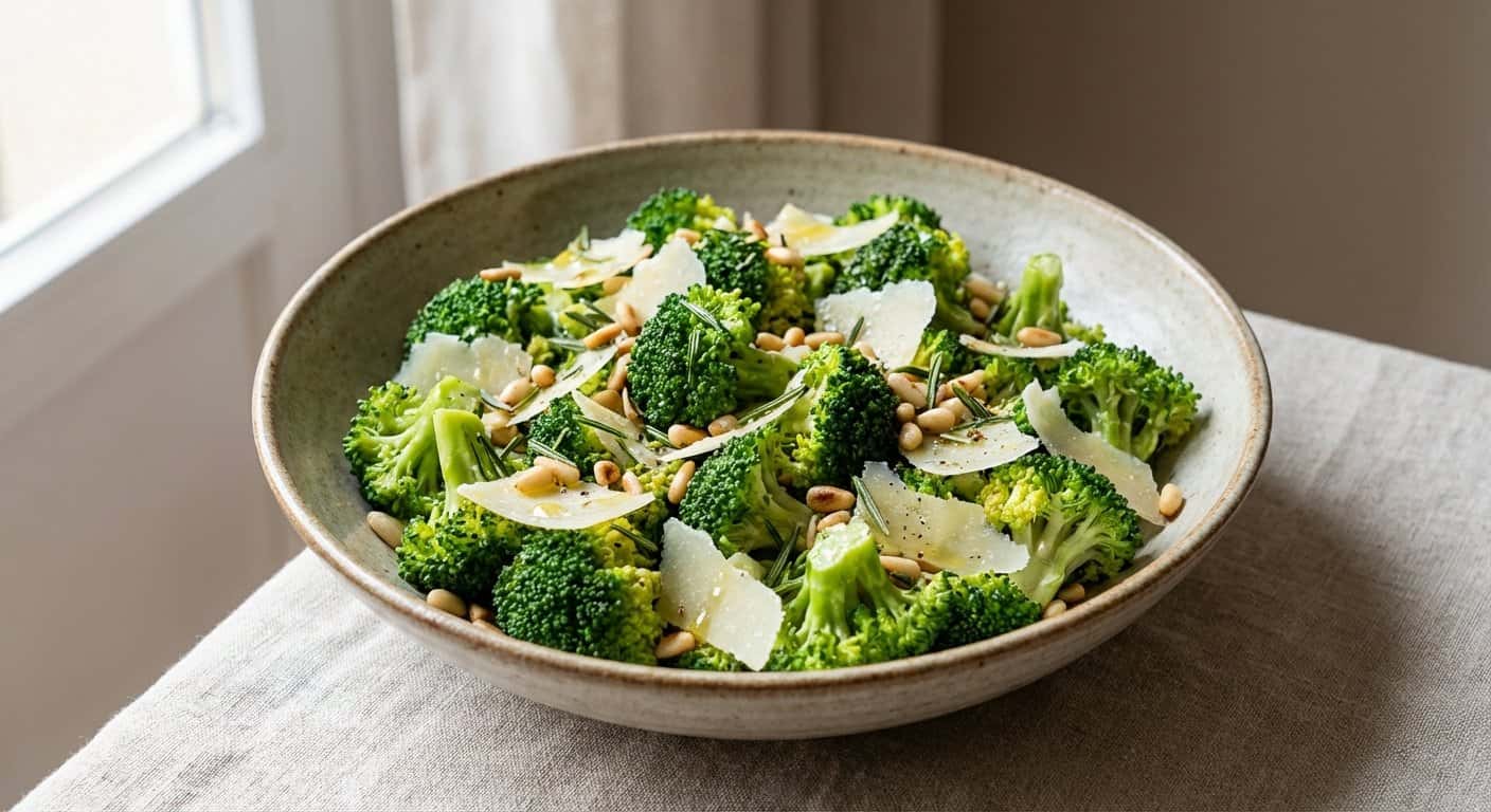 Ensalada rápida de brócoli y romero