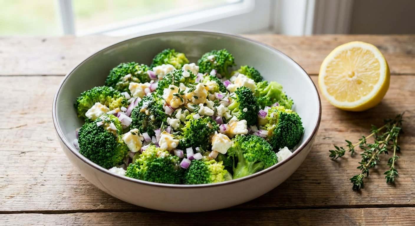 Ensalada Rápida de Brócoli y Tomillo