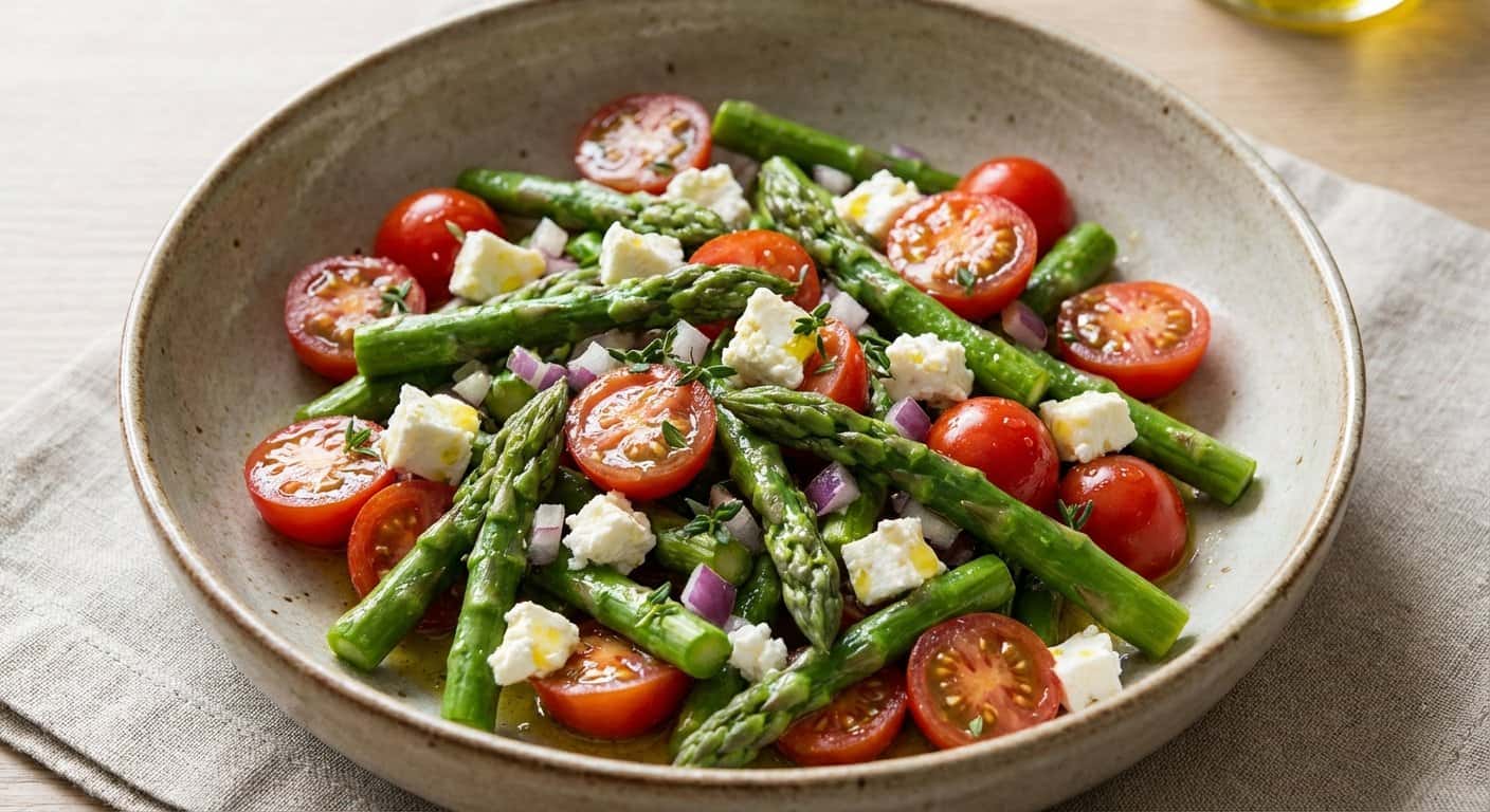 Ensalada Rápida de Espárragos y Tomillo