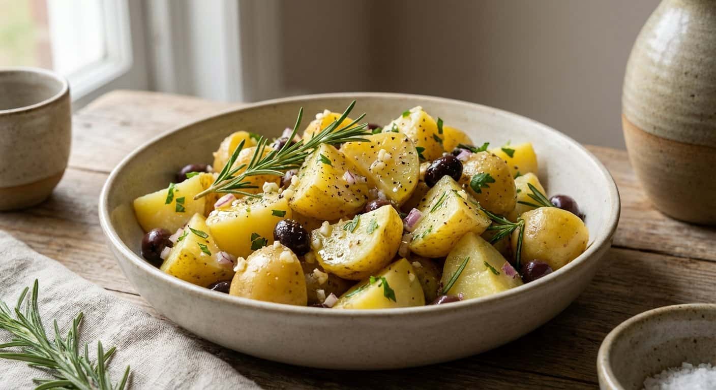 Ensalada Rápida de Patata y Romero
