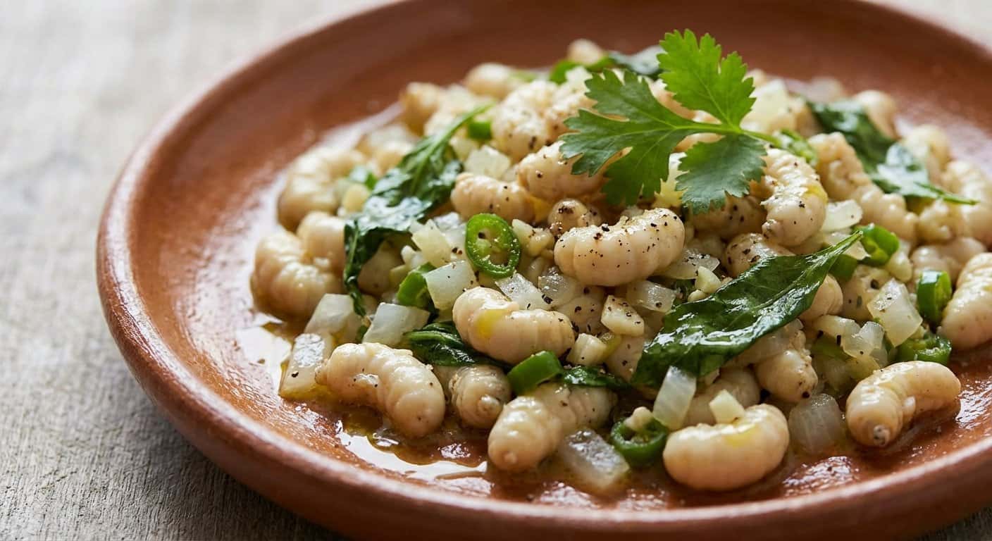 Escamoles a la Mexicana