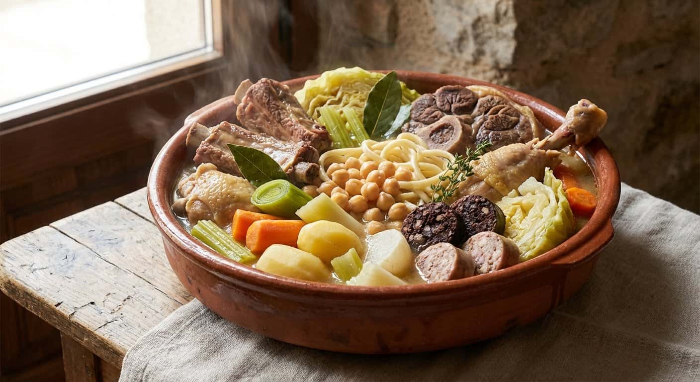 Escudella i Carn d'Olla a Fuego Lento