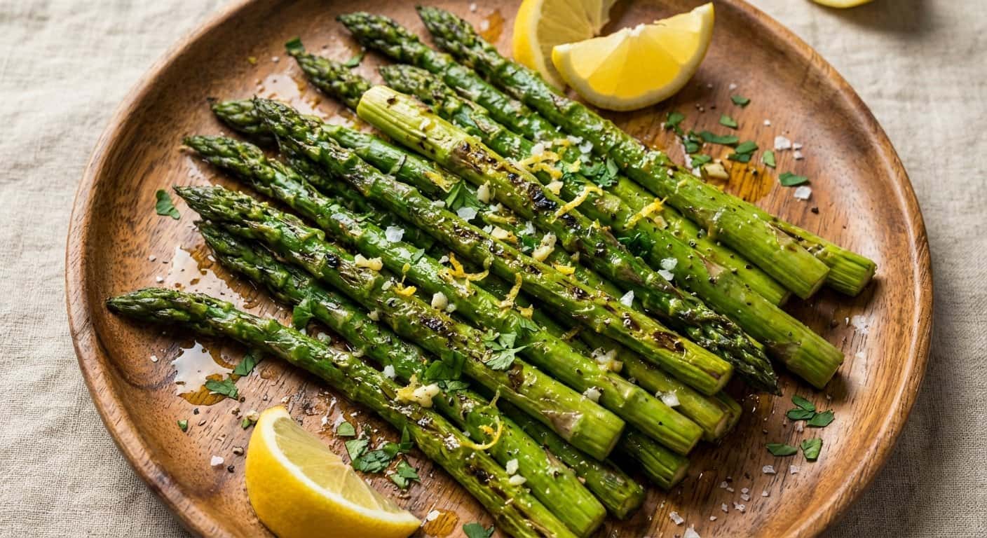 Espárragos Verdes a la Barbacoa
