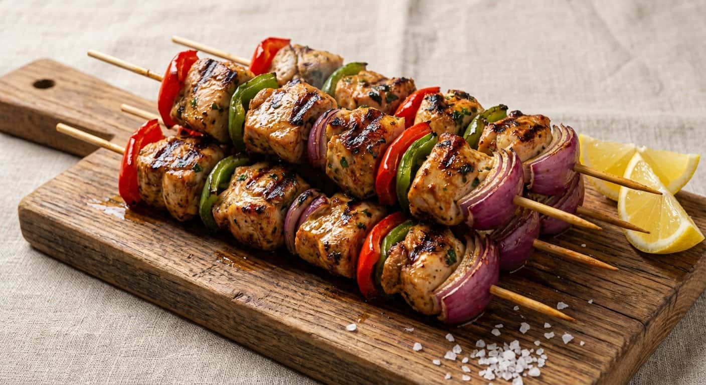 Espetinho de Pollo a la Parrilla