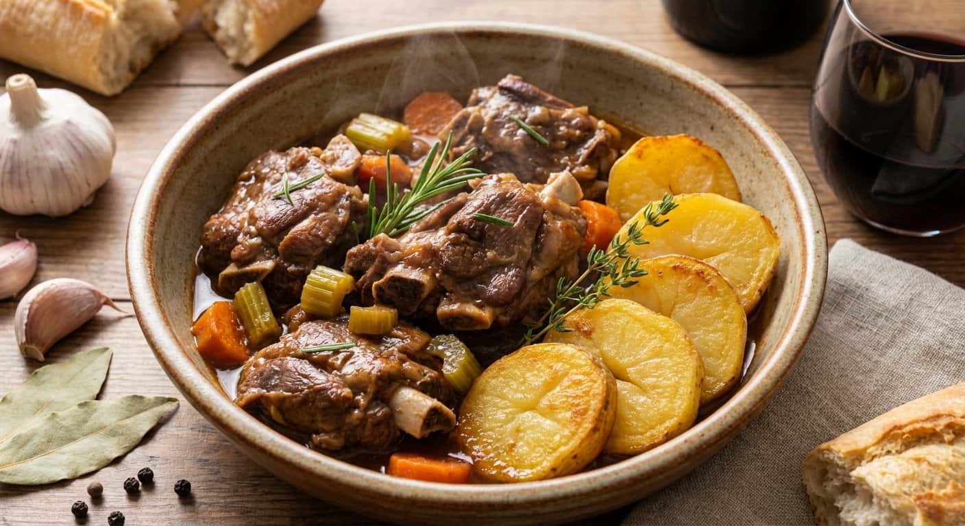 Estofado de Cordero con Patatas Panadera