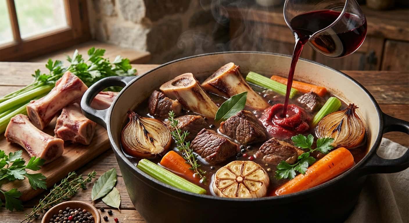 Fondo Oscuro de Carne