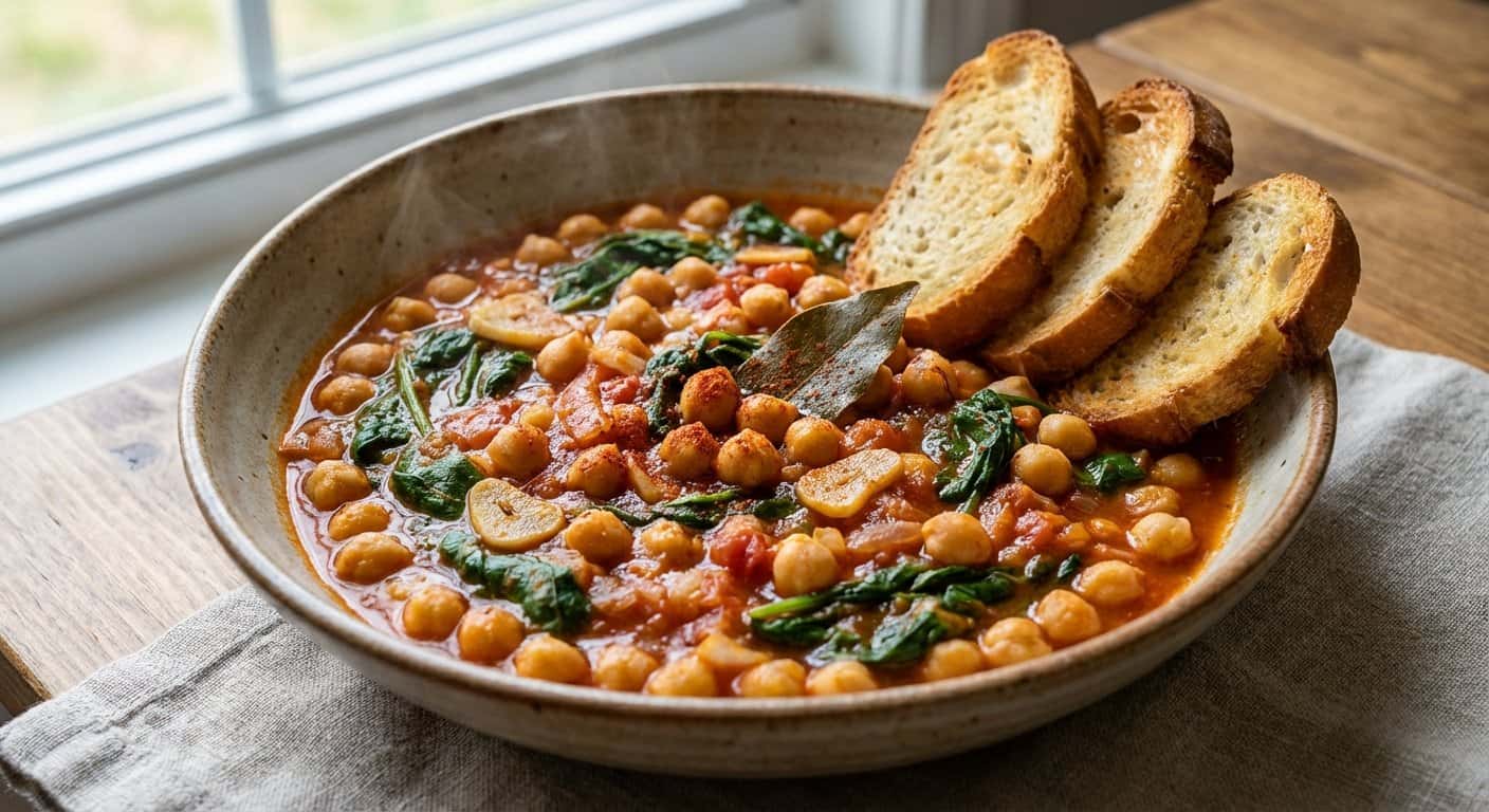 Garbanzos con Espinacas Tradicional