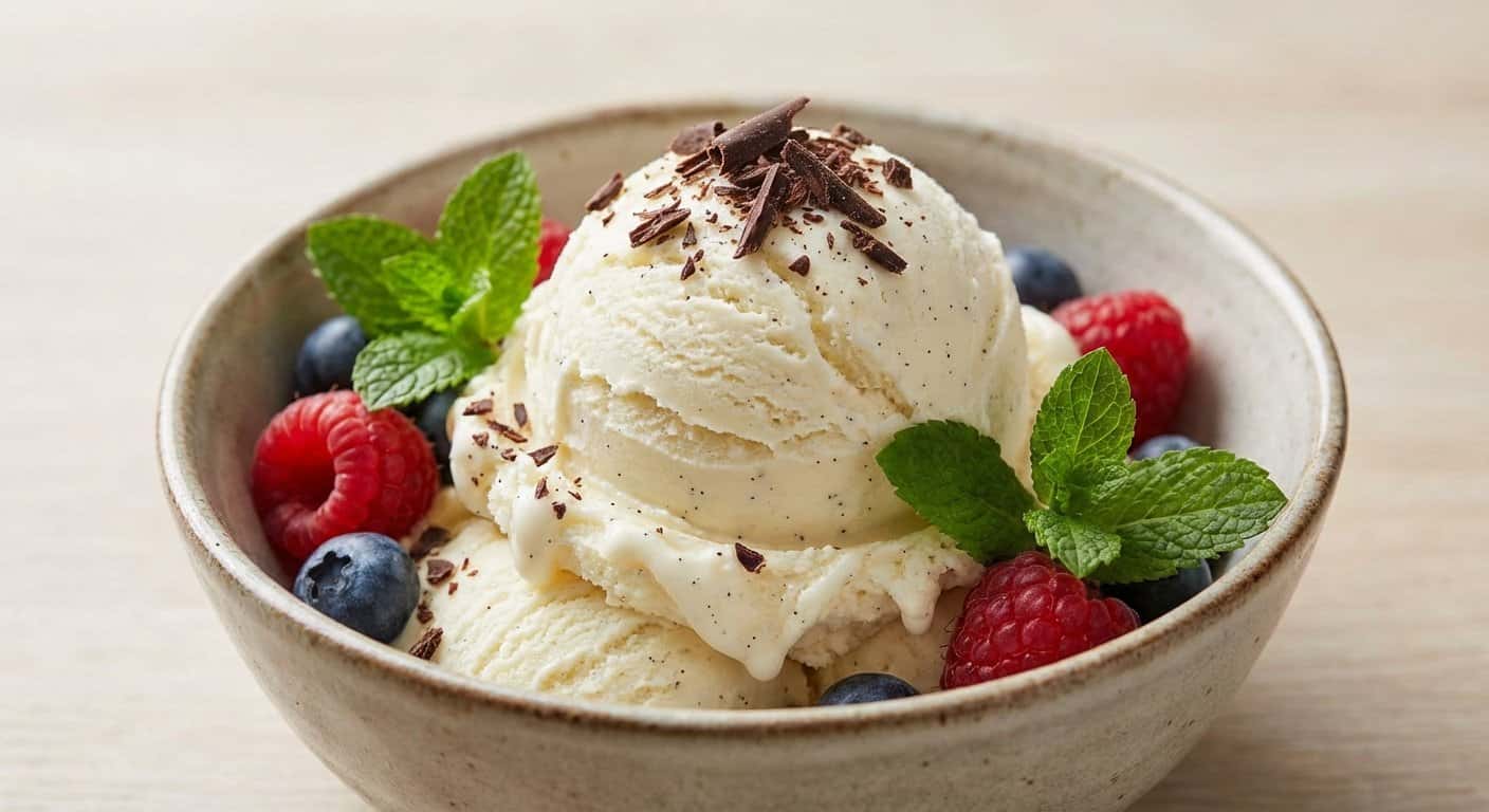 Gelato de Vainilla Auténtico