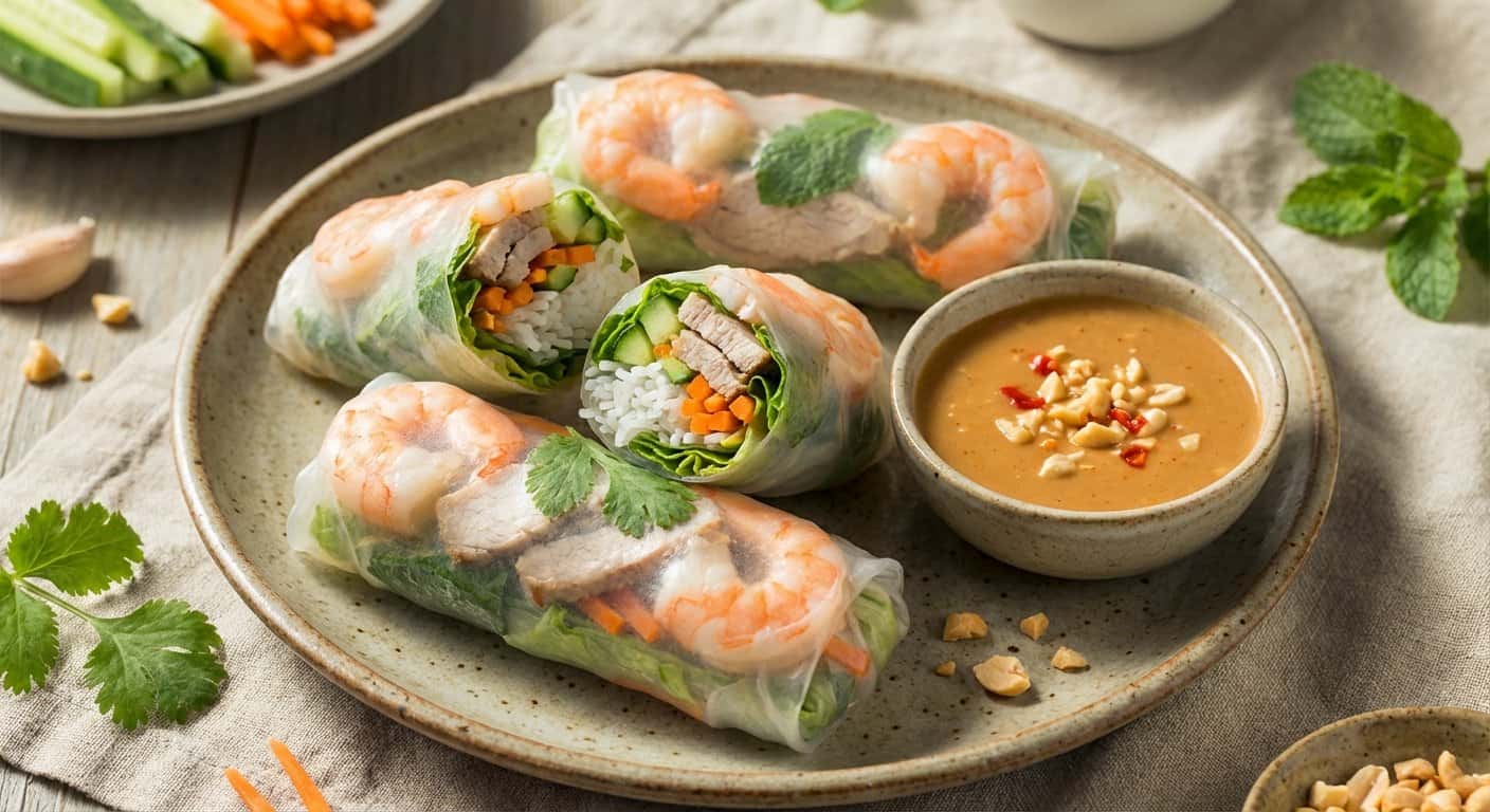 Gỏi Cuốn - Rollitos Vietnamitas Frescos