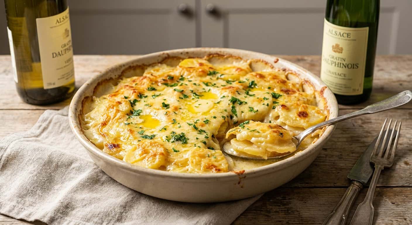 Gratin Dauphinois Alsaciano con Mantequilla