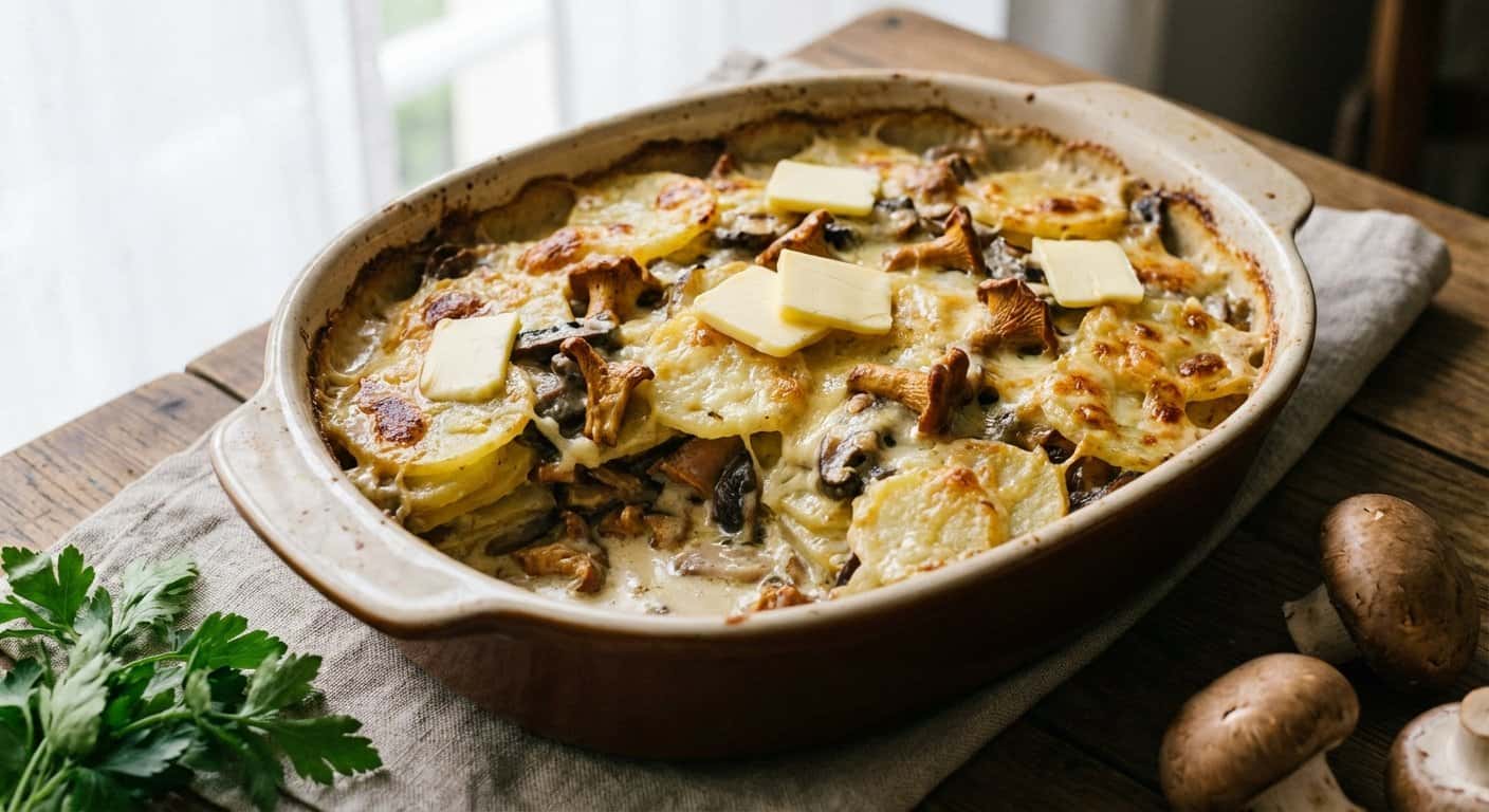 Gratin Dauphinois Bretón con Setas