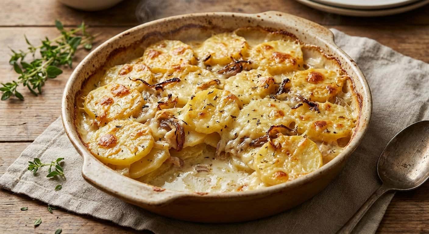 Gratin Dauphinois Provenzal con Chalotas