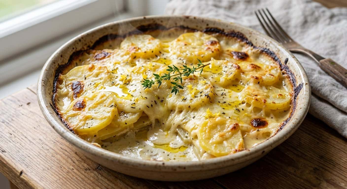 Gratin Dauphinois Provenzal con Limón