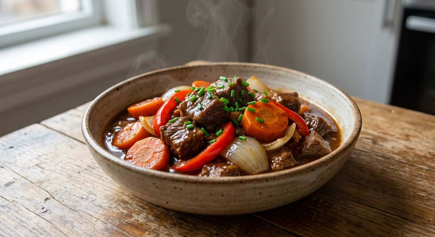 Guiso Yunnan de Ternera con Zanahoria y Salsa de Ostras