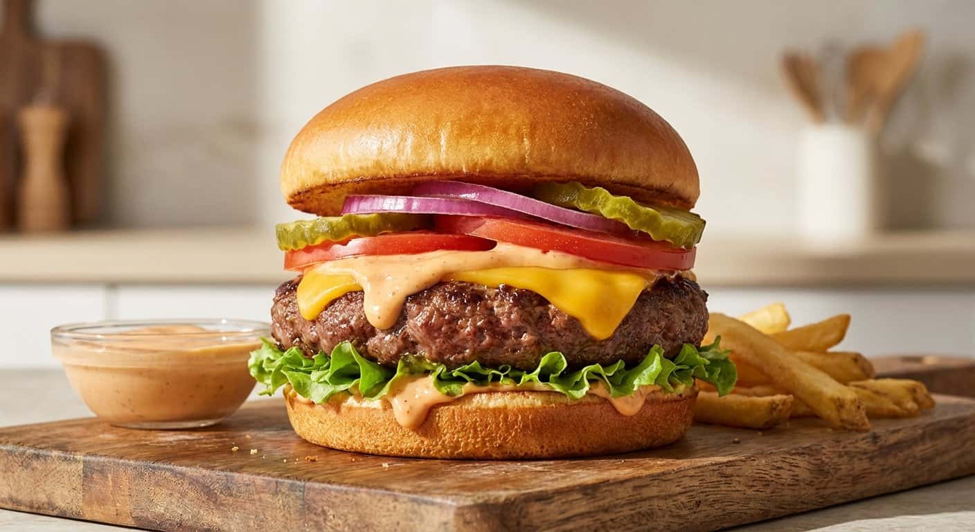 Hamburguesa Clásica Americana