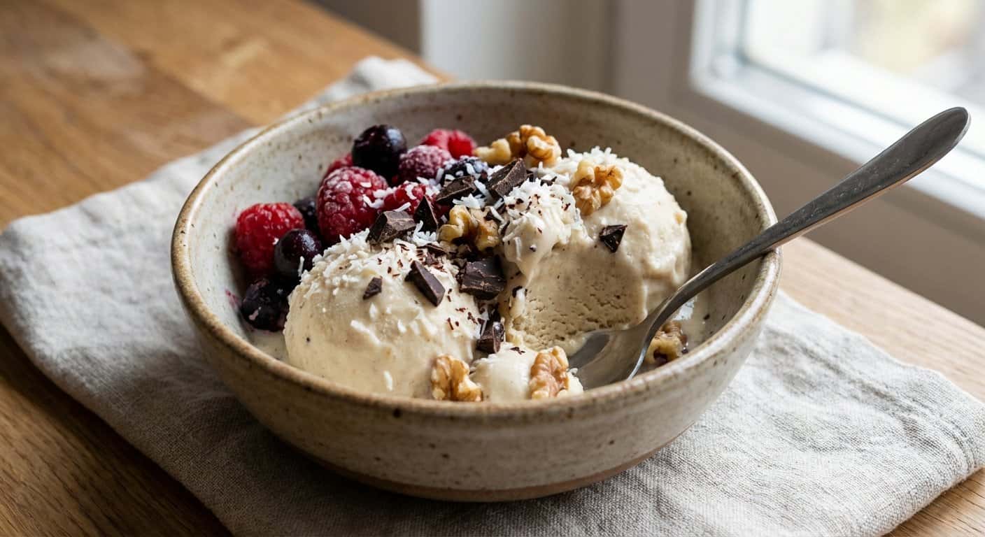 Helado Vegano de Plátano