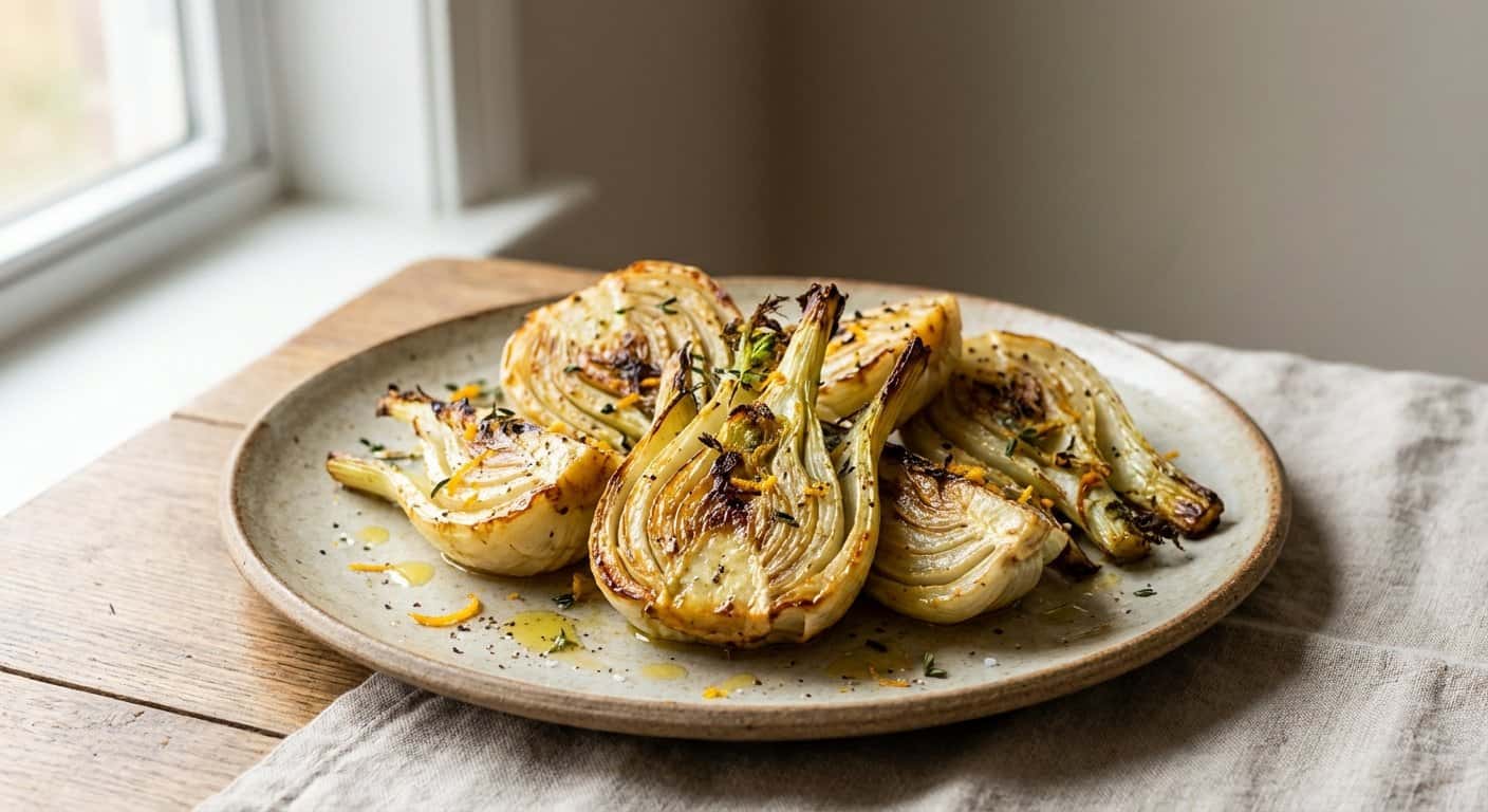 Hinojo Asado en Airfryer