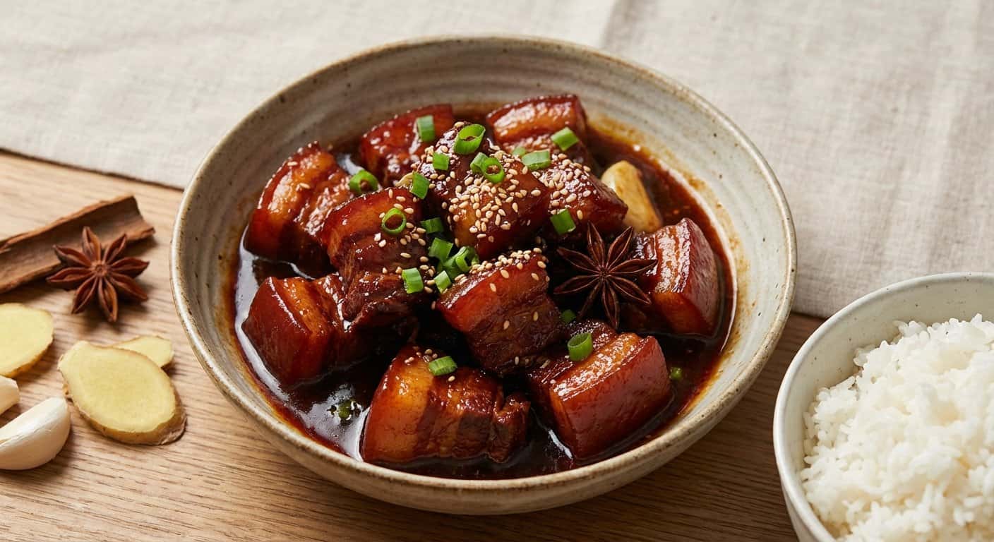Hong Shao Rou (Cerdo Rojo Estofado)