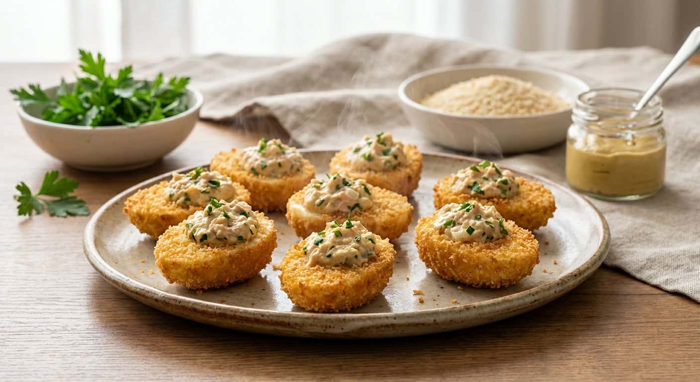 Huevos Rellenos Calientes en Airfryer