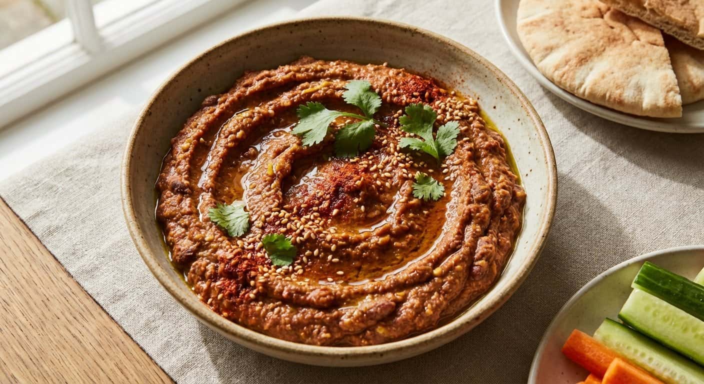 Hummus de Alubias Rojas con Jengibre