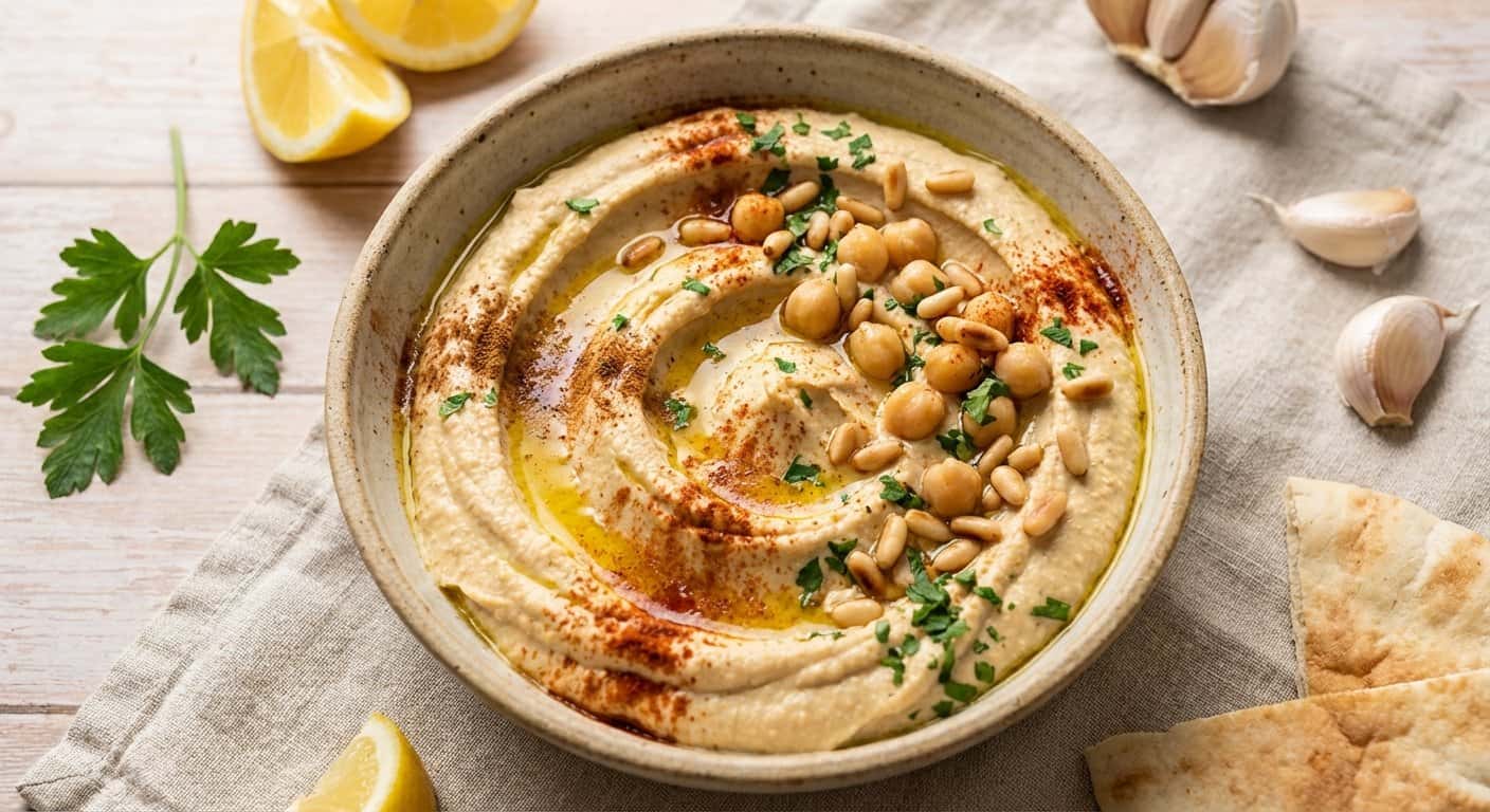 Hummus de Garbanzos con Canela