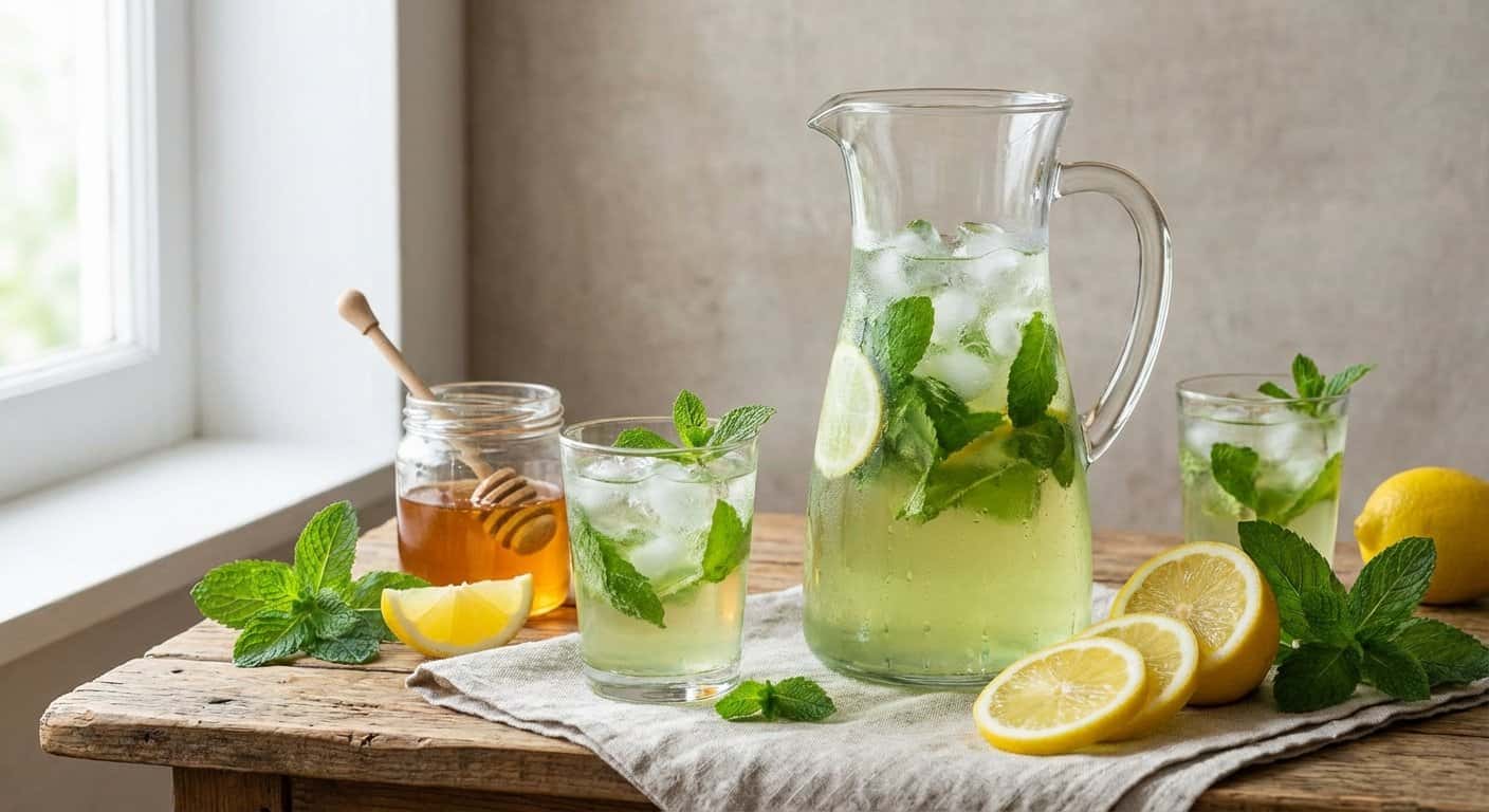 Infusión Fría de Menta