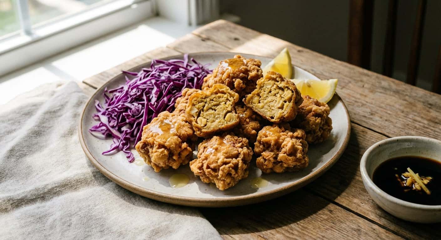 Karaage Vegano de Garbanzos
