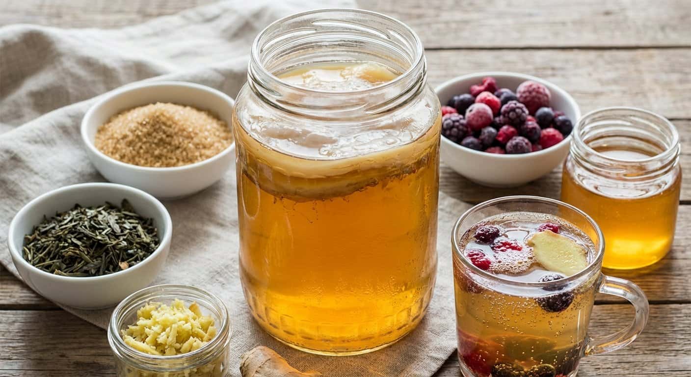Kombucha Casera Tradicional