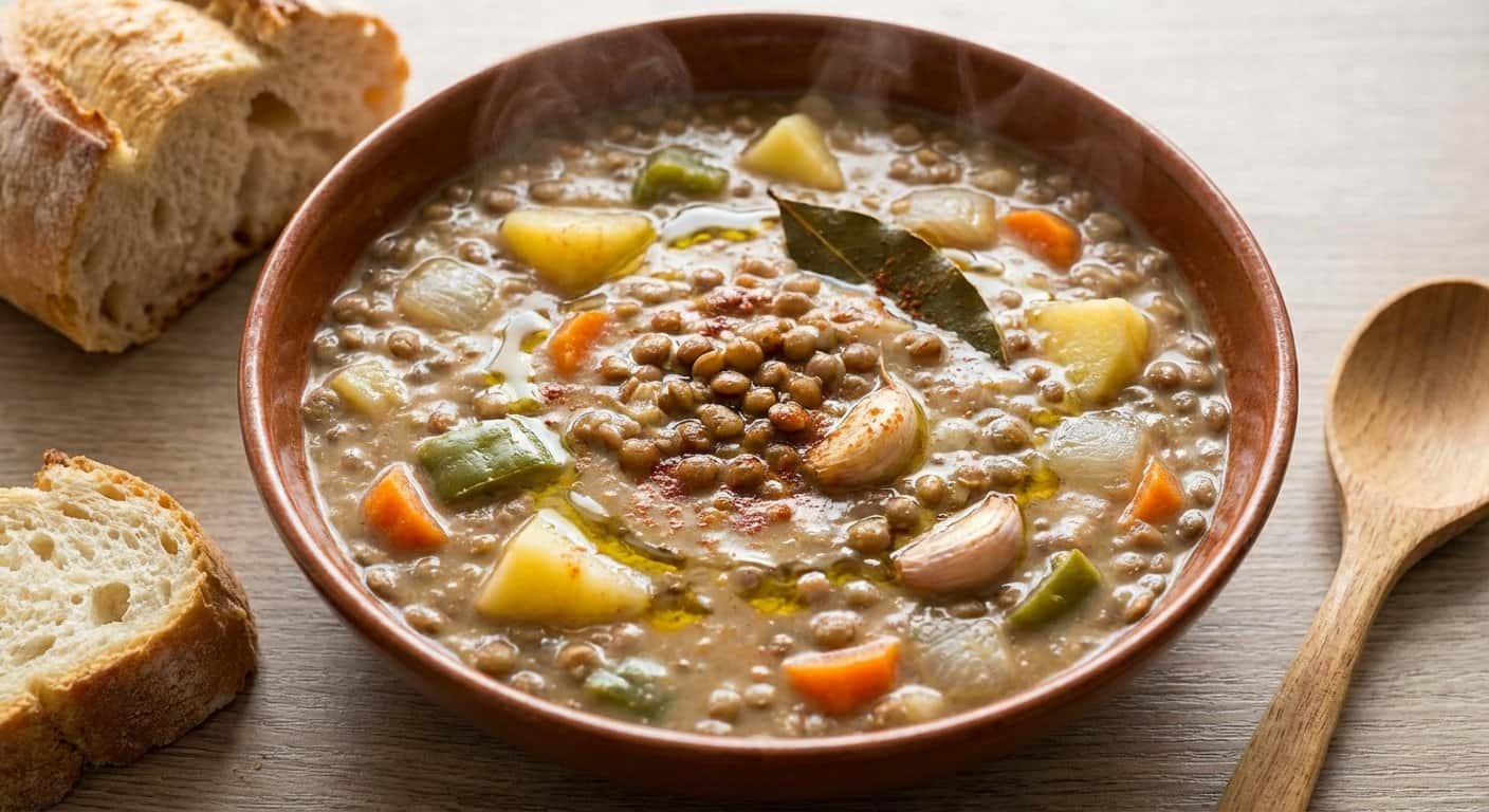 Lentejas Estofadas a Fuego Lento