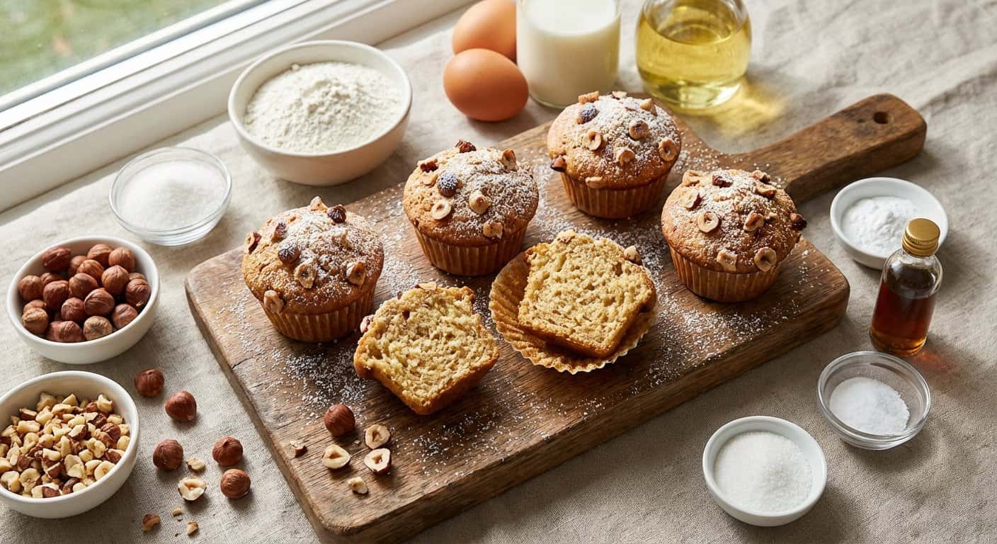 Magdalenas de Avellana en Thermomix