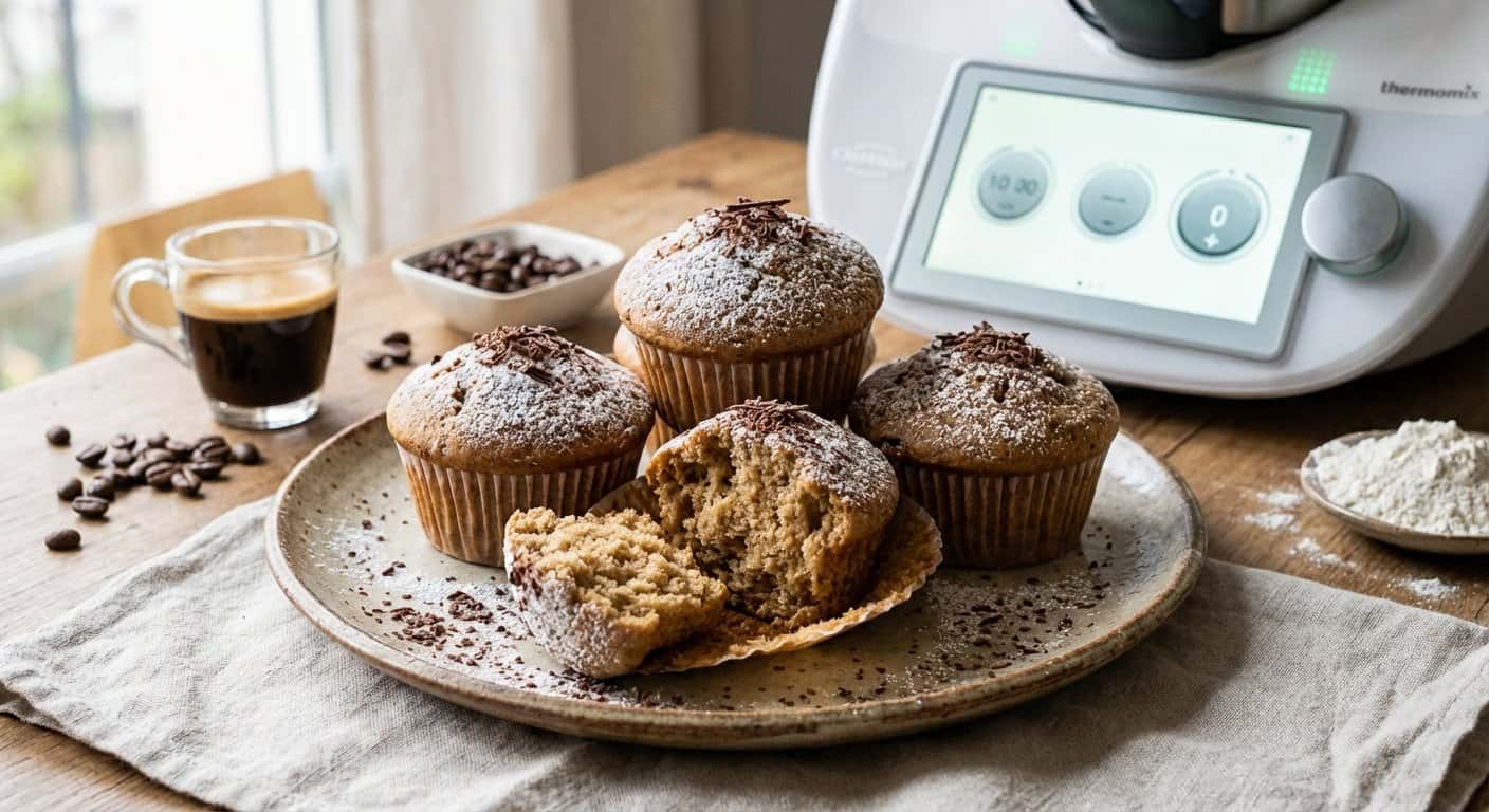 Magdalenas de Café en Thermomix