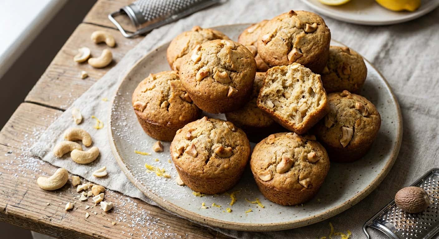 Magdalenas de Nuez Moscada y Anacardo