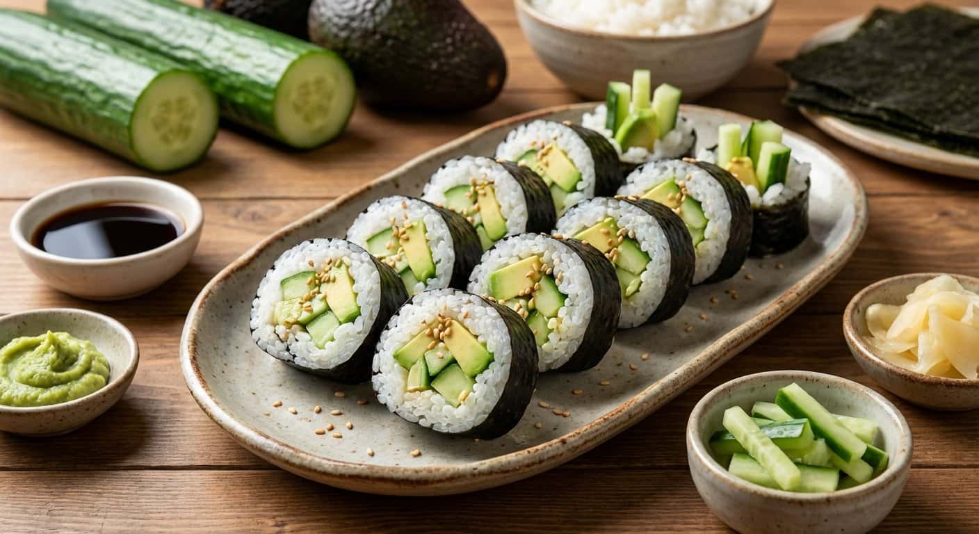 Maki de Pepino y Aguacate