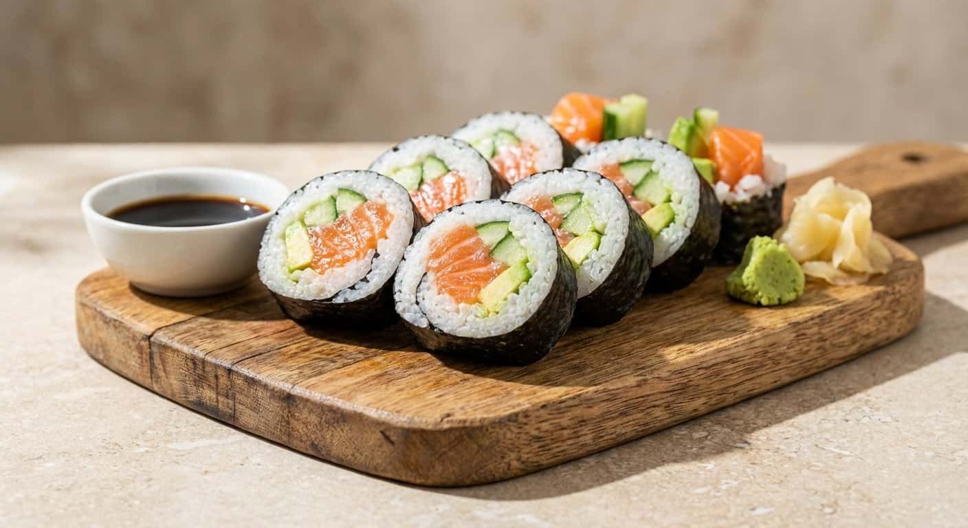 Maki de Salmón Tradicional