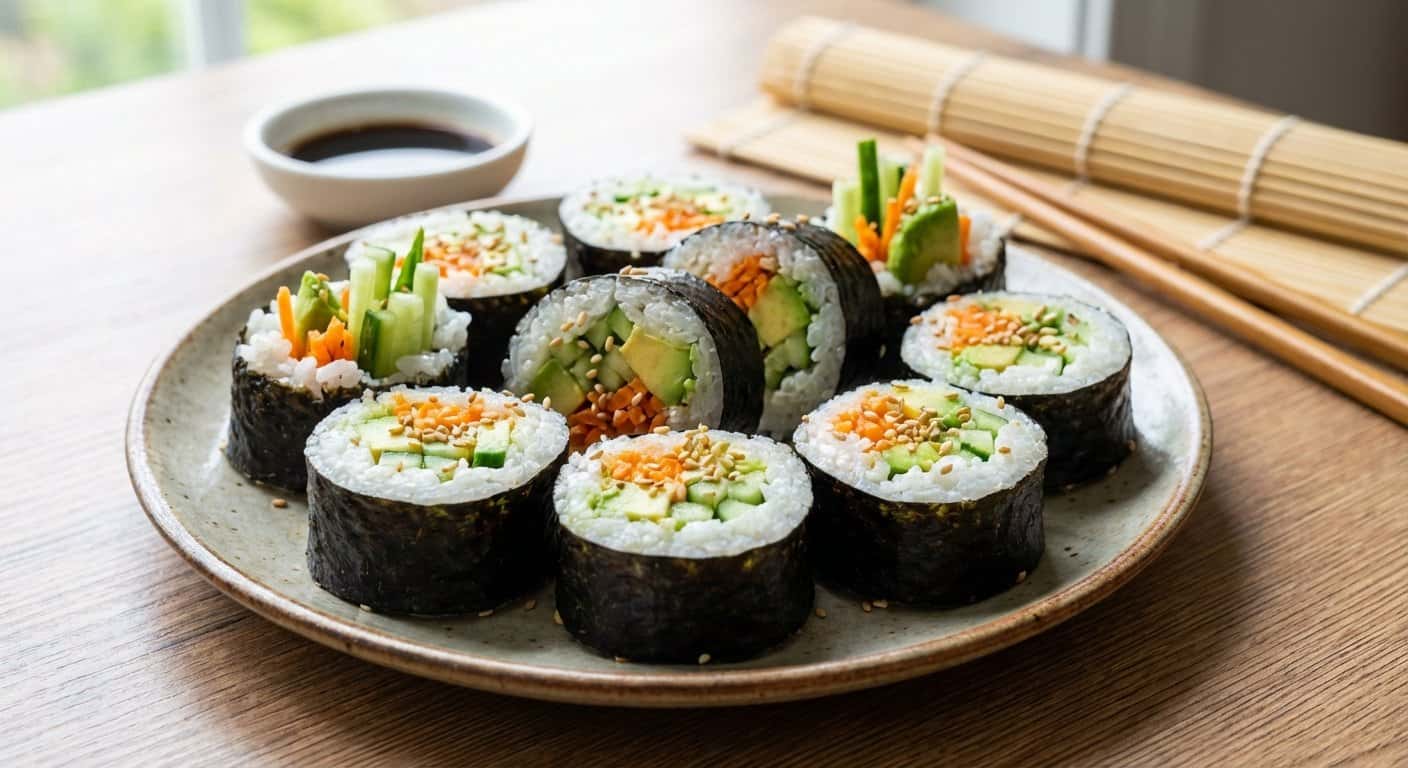 Maki Vegano de Pepino