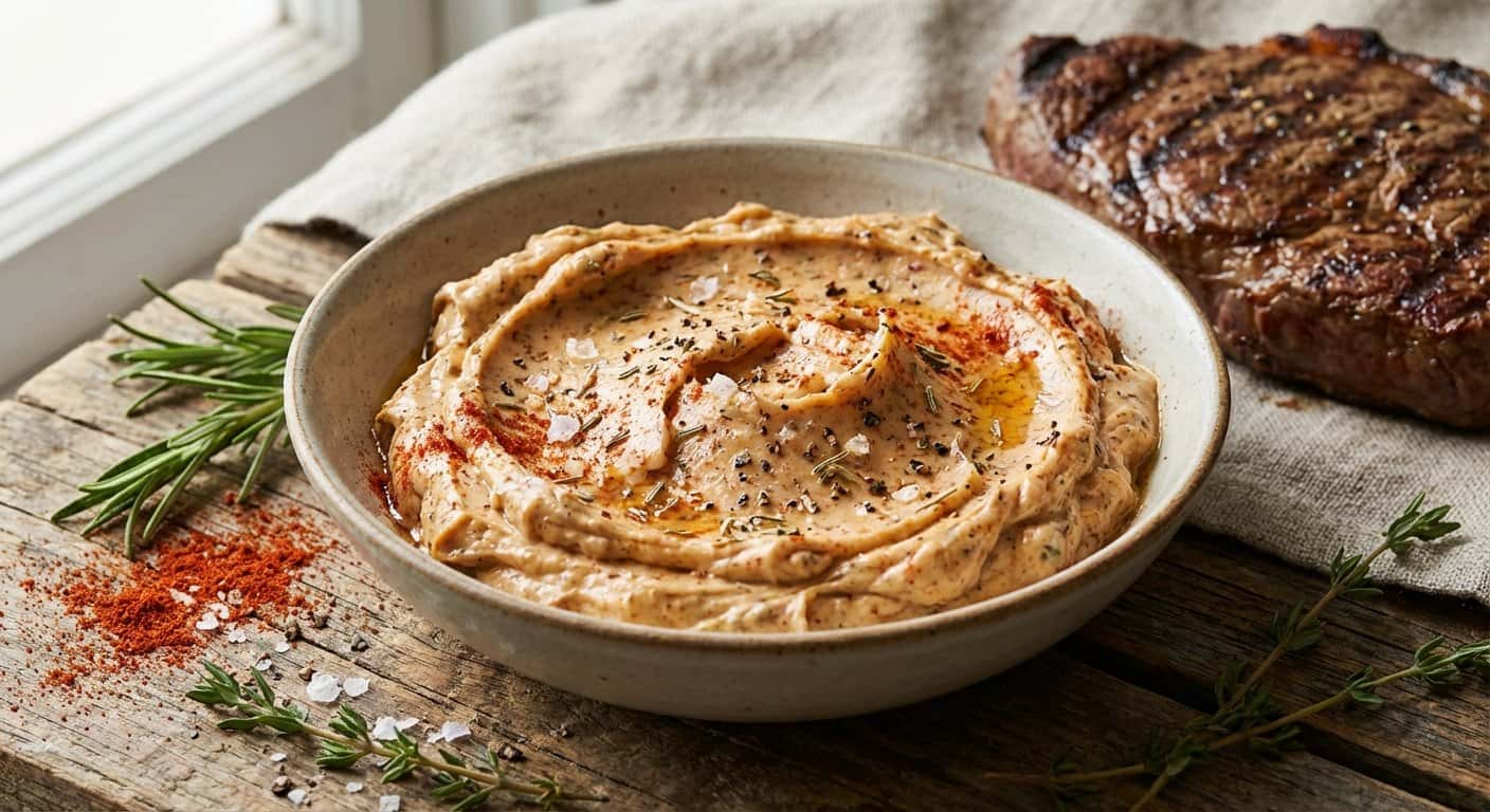 Mantequilla aromatizada para barbacoa