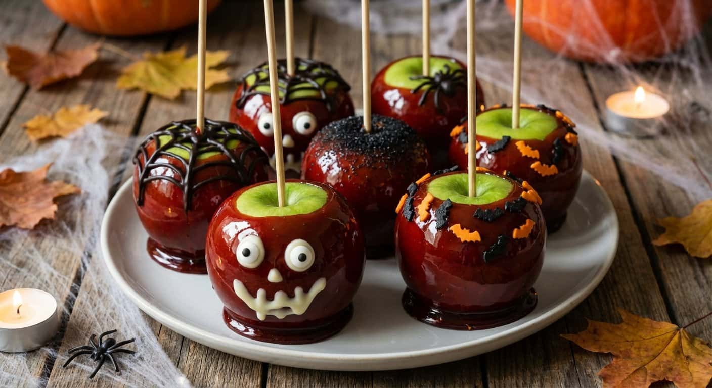 Manzanas Caramelizadas Terroríficas