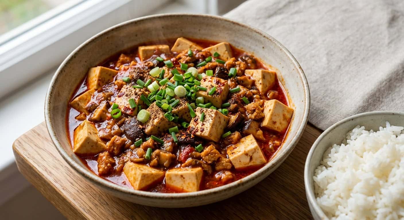 Mapo Tofu Vegetariano