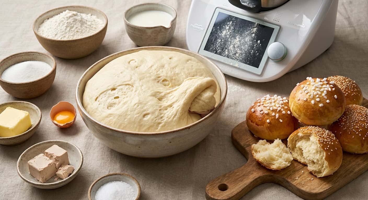 Masa de Bollos Caseros en Thermomix