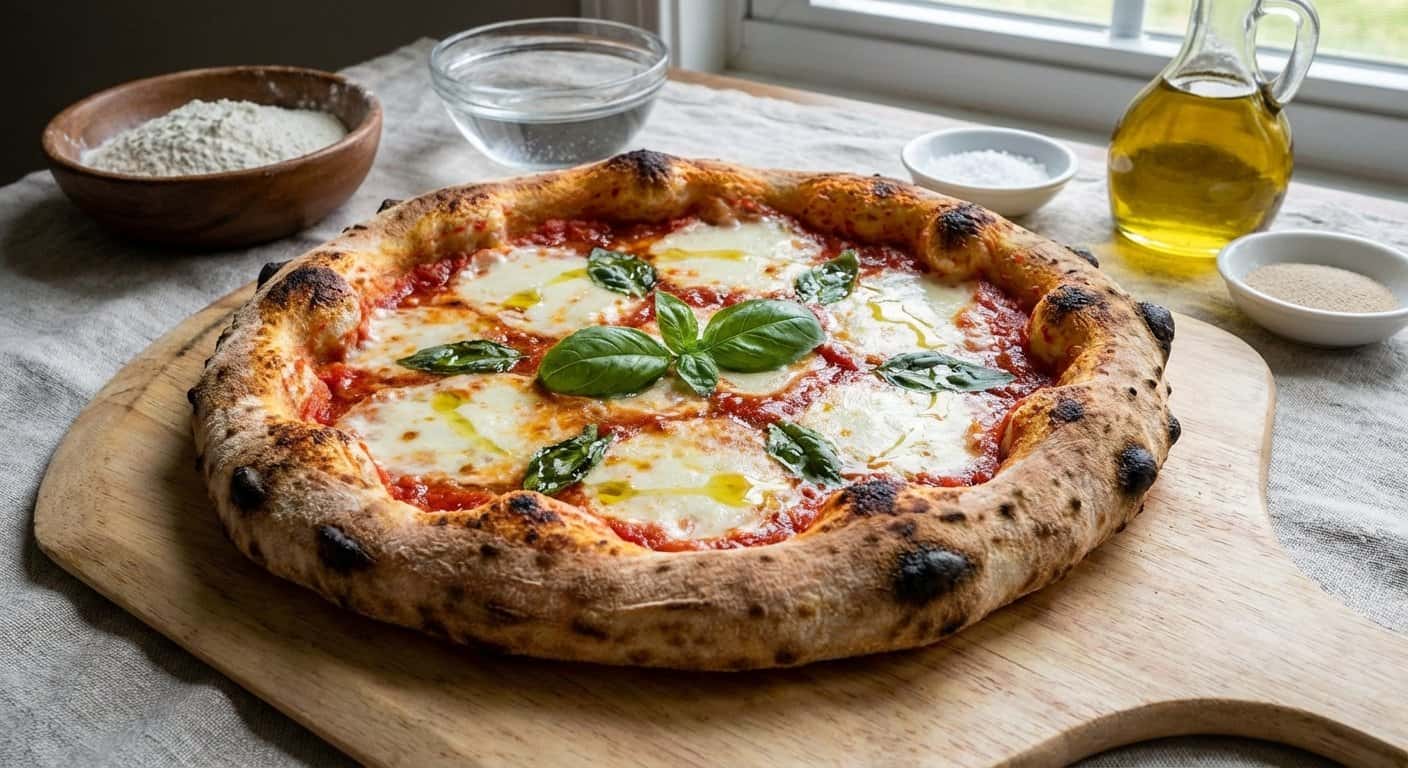 Masa de Pizza de Alta Hidratación