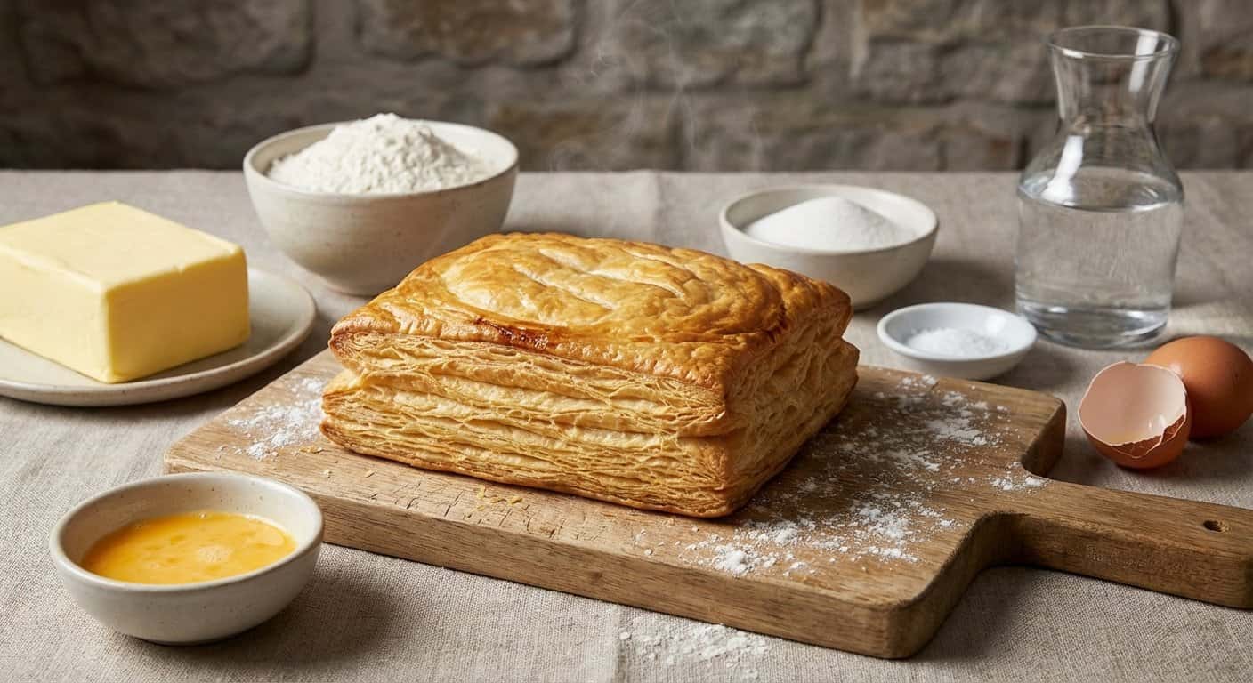 Masa Hojaldrada con Reposo en Frío