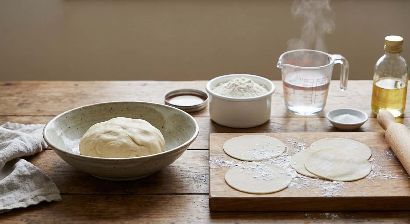 Masa para Gyoza Casera