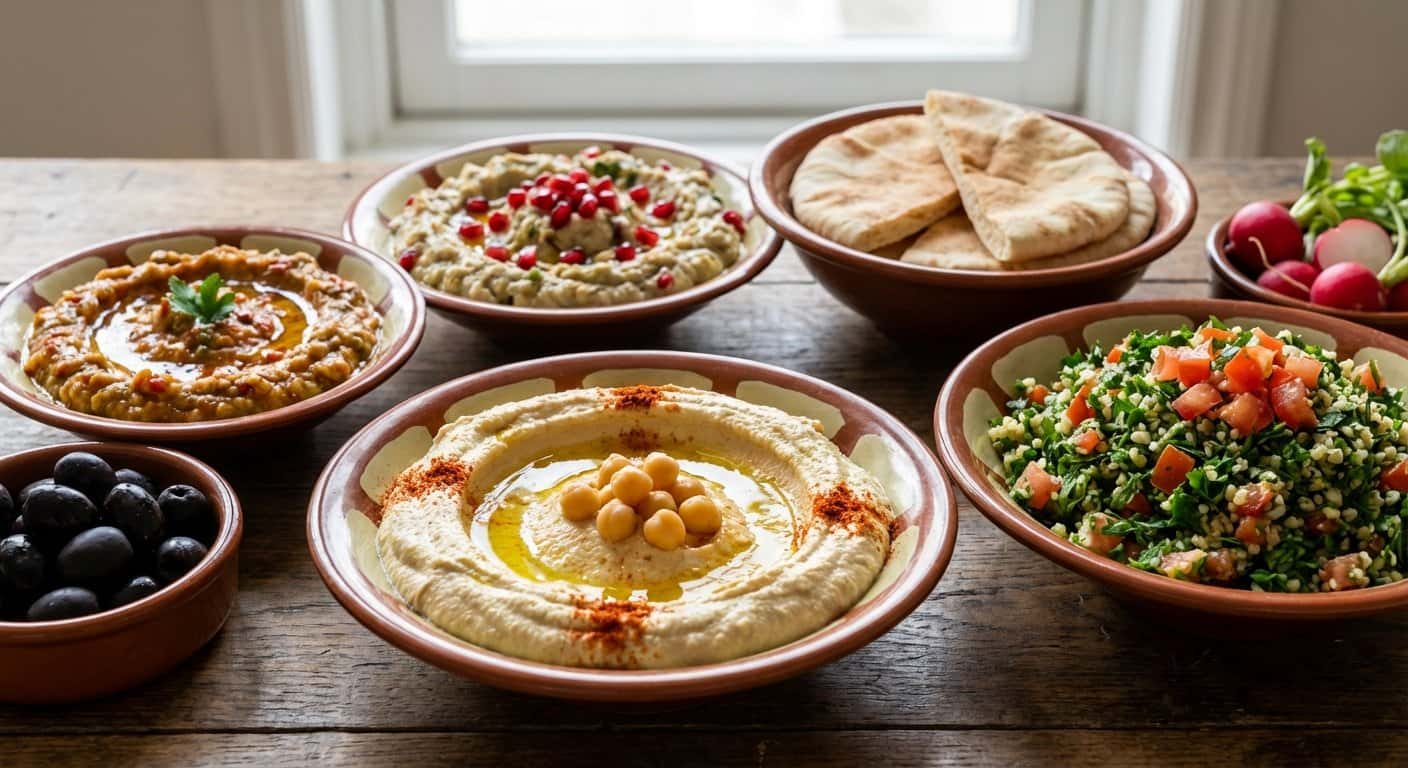 Mezze Libanés Tradicional