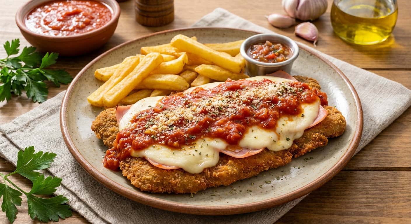 Milanesa a la Napolitana Argentina